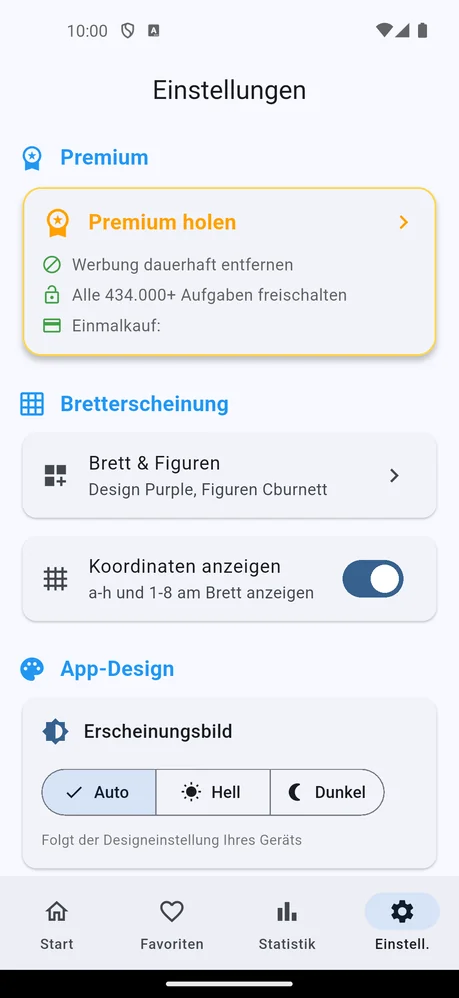App für Schachaufgaben – Engine-Analyse