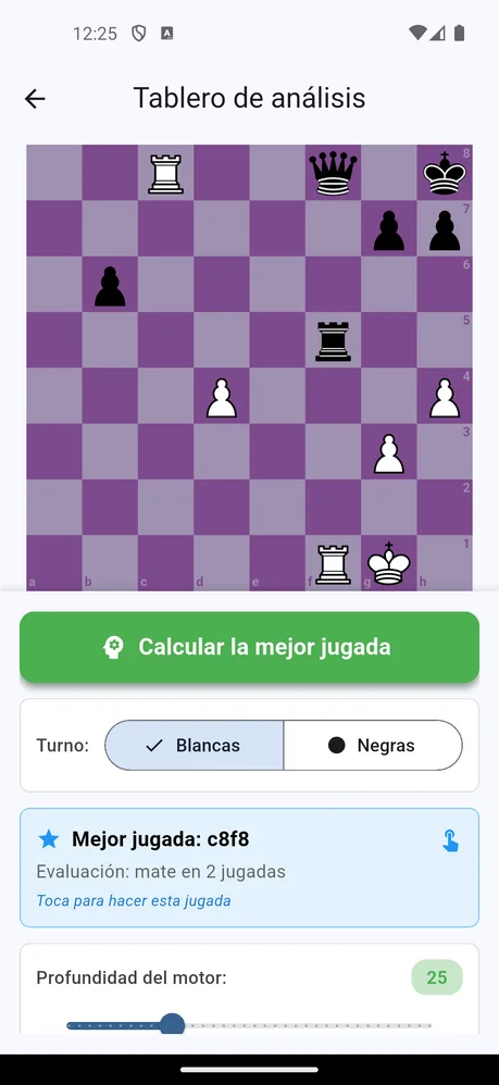 App de problemas de ajedrez: mate en 2, 3, 4, 5
