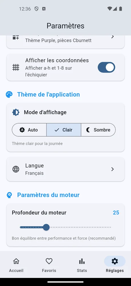 Application de problèmes d'échecs – analyse par moteur